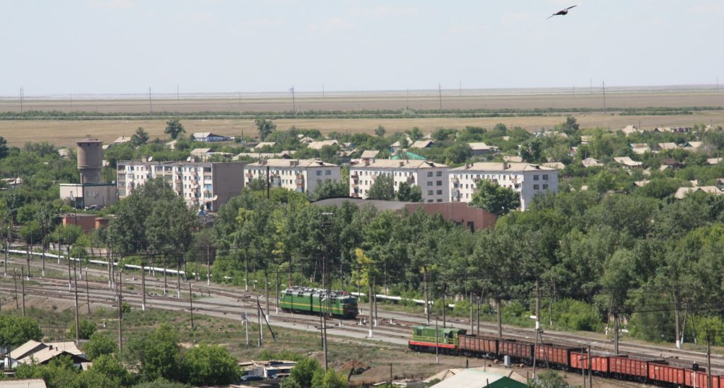 Атбасар, район на западе города.jpg